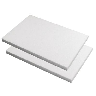Hobby/knutsel Piepschuim schijf - 6x - wit - 20 x 30 x 2 cm - figuur en vormen