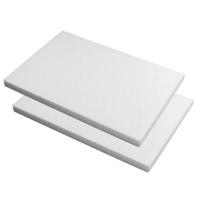 Hobby/knutsel Piepschuim schijf - 6x - wit - 20 x 30 x 2 cm - figuur en vormen