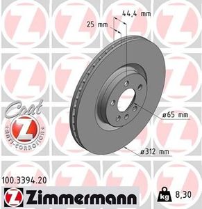 Remschijf COAT Z 100339420