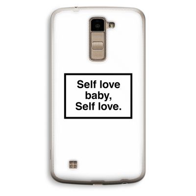 Self love: LG K10 (2016) Transparant Hoesje