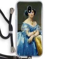 Eleonore: Samsung Galaxy J3 (2017) Transparant Hoesje met koord