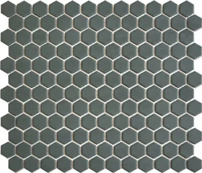 The Mosaic Factory Mozaïek Tegel Navy Blue Matt R11 Hexagons - 23x26mm