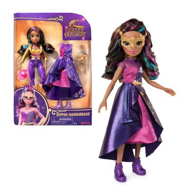 Unicorn Academy gemaskerd bal pop Sophia