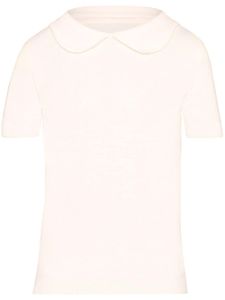 Maison Margiela wool-cashmere blend top - Rose