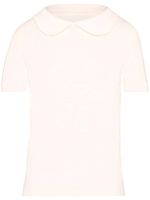 Maison Margiela wool-cashmere blend top - Rose