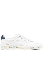 Premiata baskets en cuir à lacets - Blanc