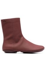 Camper bottines en cuir - Rouge - thumbnail