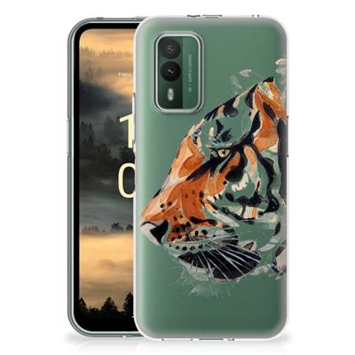Smartphone hoesje Nokia XR21 Watercolor Tiger