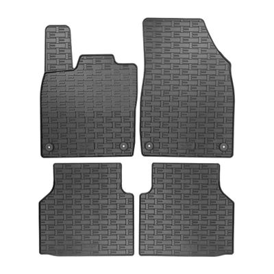 Rubber matten passend voor Volkswagen ID.4 2020- (4-delig + montagesysteem) CKRVW04