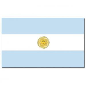 Vlag Argentinie 90 x 150 cm feestartikelen