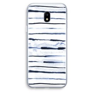 Ink Stripes: Samsung Galaxy J3 (2017) Transparant Hoesje