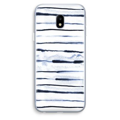 Ink Stripes: Samsung Galaxy J3 (2017) Transparant Hoesje