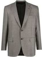 Canali blazer à motif pied-de-poule - Gris