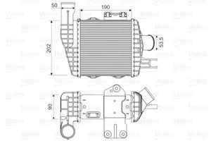 Intercooler, inlaatluchtkoeler 818349