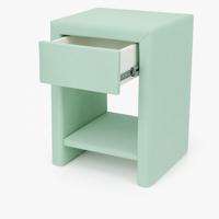 OP=OP Hocker met 1 lade Mintgroen