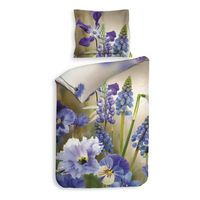 Heckett & Lane Heckett & Lane Denver Dekbedovertrek - 1-persoons (140x200/220 Cm + 1 Sloop) - Katoen Satijn - Multi - thumbnail