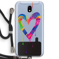 Melts My Heart: Samsung Galaxy J5 (2017) Transparant Hoesje met koord