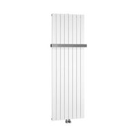 Designradiator Sapho Colonna Recht Middenaansluiting 60.2x180 cm 1205W Wit Sapho - thumbnail