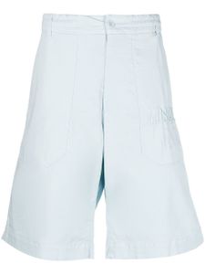 Moschino short à logo brodé - Bleu