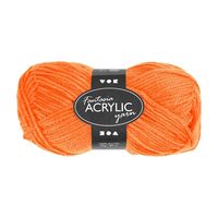 Creativ Company Acrylgaren neon - neon oranje, 50gr