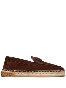 Valentino Garavani espadrilles Vlogo Signature - Marron