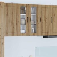 Keukenkast met plank Artisan Eiken 60 x 31 x 80 cm Bewerkt hout