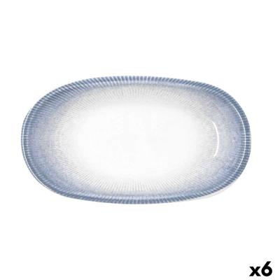 Snackdienblad Bidasoa Lea Hydrozero Wit 26 x 14,5 cm (6 Stuks)