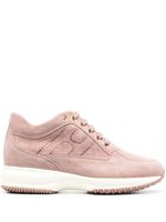 Hogan baskets Interactive à lacets - Rose