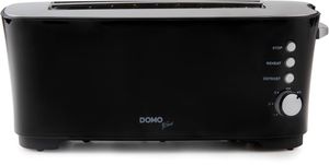 Domo Broodrooster B-Smart, voor 4 sneden brood, zwart
