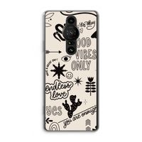 Good vibes: Sony Xperia Pro-I Transparant Hoesje