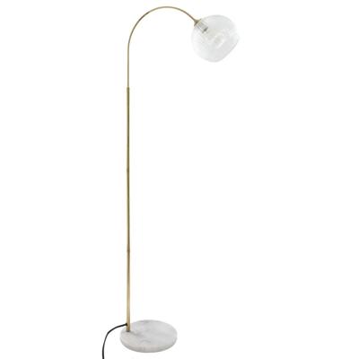 Atmosphera staande vloerlamp Adamo - metaal - goud - H150 cm - Designlamp
