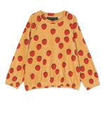 Mini Rodini sweat à fraises imprimées - Tons neutres