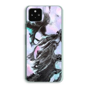 Pastel zwart: Google Pixel 5a 5G Transparant Hoesje