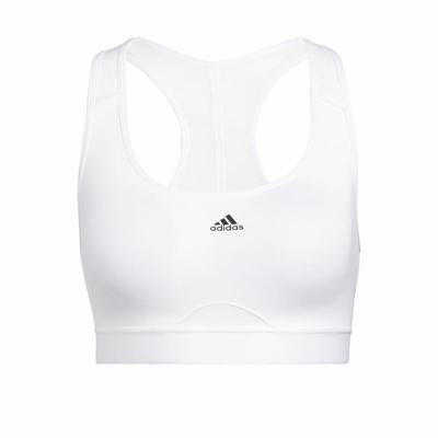 Sportbeha Adidas Pwr Ms Pd Wit - Maat: S