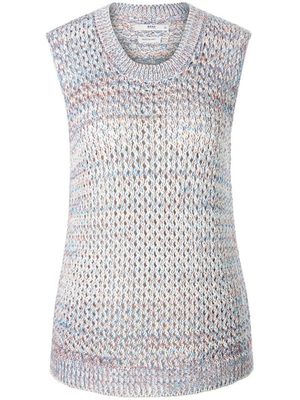 Slip-over ajourmotief Van Brax Feel Good blauw