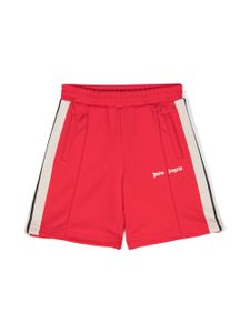 Palm Angels Kids short de sport à logo imprimé - Rouge