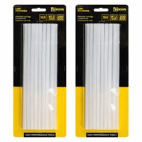 Lijmpatronen 8x200 mm - 30x - transparant - voor standaard lijmpistool