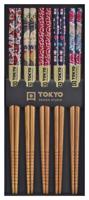 Tokyo Design Studio - Eetstokjes - Gekleurd - 5 stuks - thumbnail