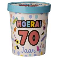 Paperdreams Snoepbeker ø12x14cm - 70 jaar
