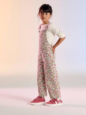 Meisjestuinbroek met print meerkleurig