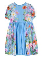 Molo robe Casey à fleurs - Bleu