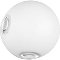 LED Wandlamp Buiten - Waterdicht IP54 - Warm Wit 3000K - Aluminium - Mat Wit