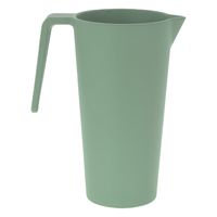 Schenkkan/waterkan - groen - 1500 ML - melamine - D10 x H21 cm