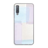 Square pastel: Samsung Galaxy A7 (2018) Transparant Hoesje