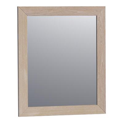 Brauer Citrine Spiegel - 60 cm - Rechthoekig - Lamellen - Eiken Wit Frame