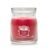 Yankee Candle Santa on skis signature medium jar