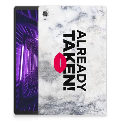 Lenovo Tab M10 Plus Back cover met naam Already Taken White