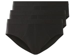 LIVERGY 3 heren onderbroeken plus size (Zwart, XXL)