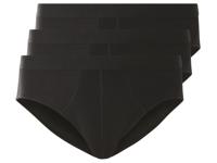 LIVERGY 3 heren onderbroeken plus size (Zwart, XXL)