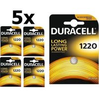 5 Stuks - Duracell CR1220 3V 36mAh lithium batterij - thumbnail
